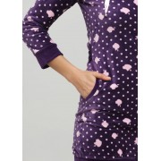Халат Romeo Life  велюр S,M,L 3002